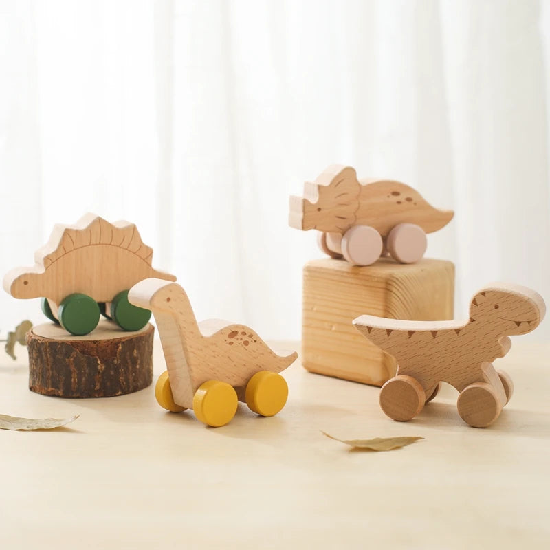 Solid Wood Toys-Dinosaur Series